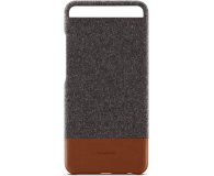 Etui skóra-filc do Huawei P10 brązowe - 352195 - zdjęcie 1